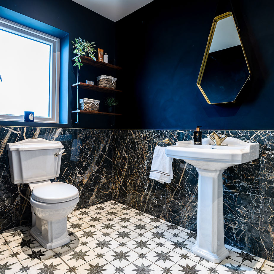 Case Study:  Sarah and Reuben's Cork Bathroom Transformation