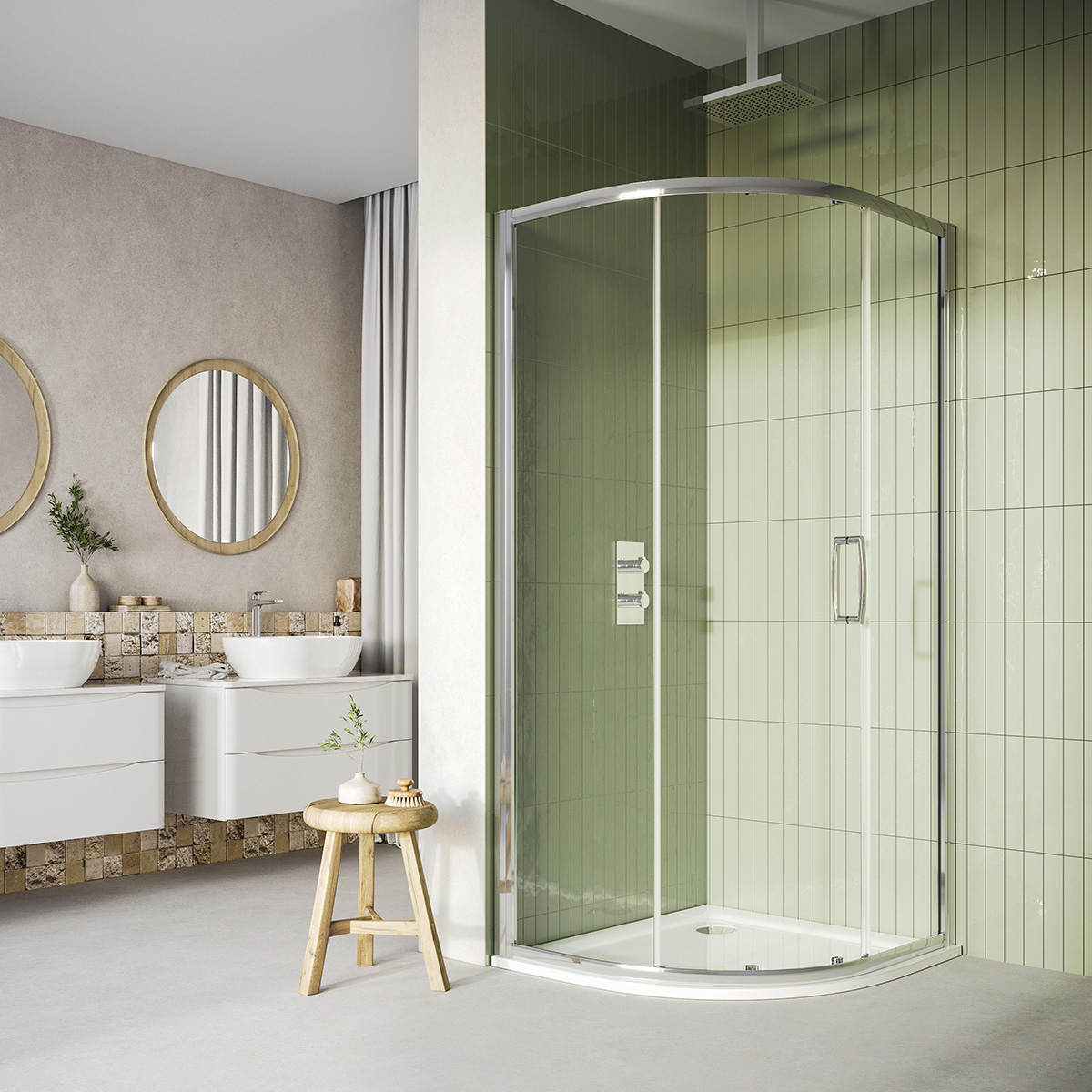 Walk-In shower enclosure, Double Wall model - RAVAK COM