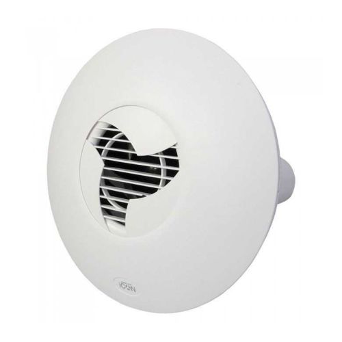 100mm Bathroom Extractor Fan with Timer / Delay / White Modern Ventilator