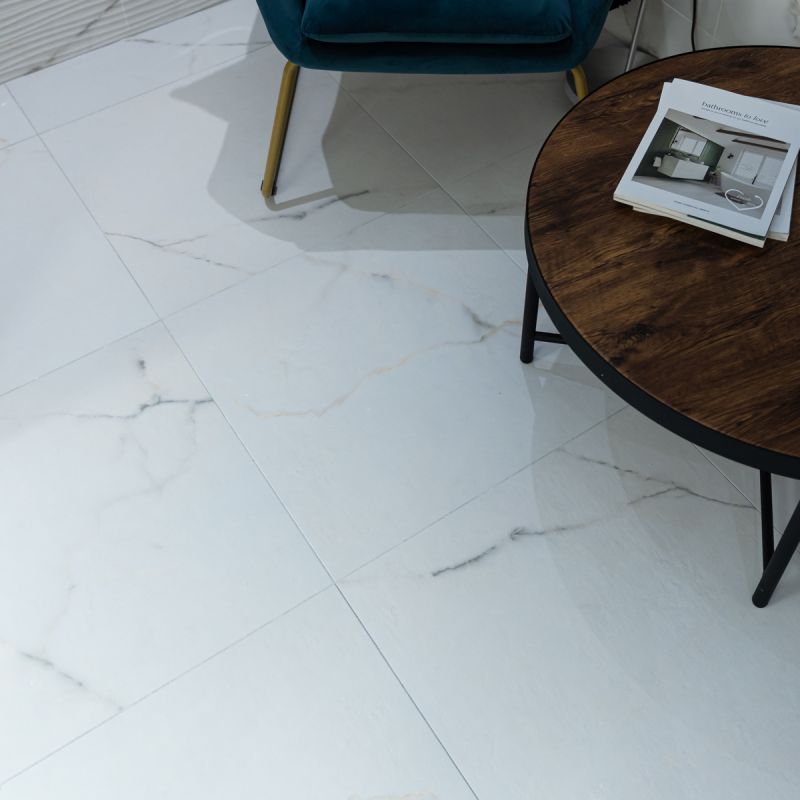 Lancelot Gold Rectified Matt Porcelain 60 x 60cm Tile - 1.41sqm perbox ...