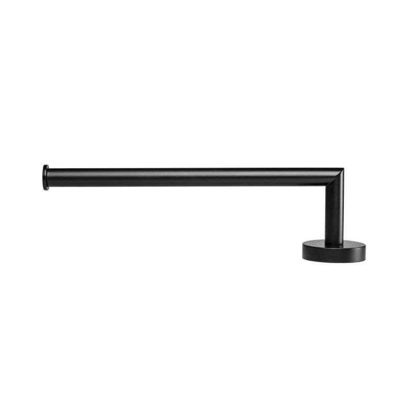 Croydex Flexi Fix Epsom Towel Bar - Matt Black (12849) Black Zinc Alloy ...