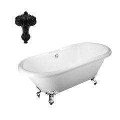 Empire Double Ended Freestanding Bath 1555 x 750mm