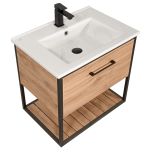 Croft 650mm Wall Mounted Unit and Basin (16246)