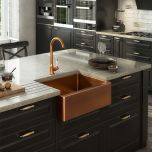 Excel Single Bowl Belfast Style Sink & Waste - Copper Finish