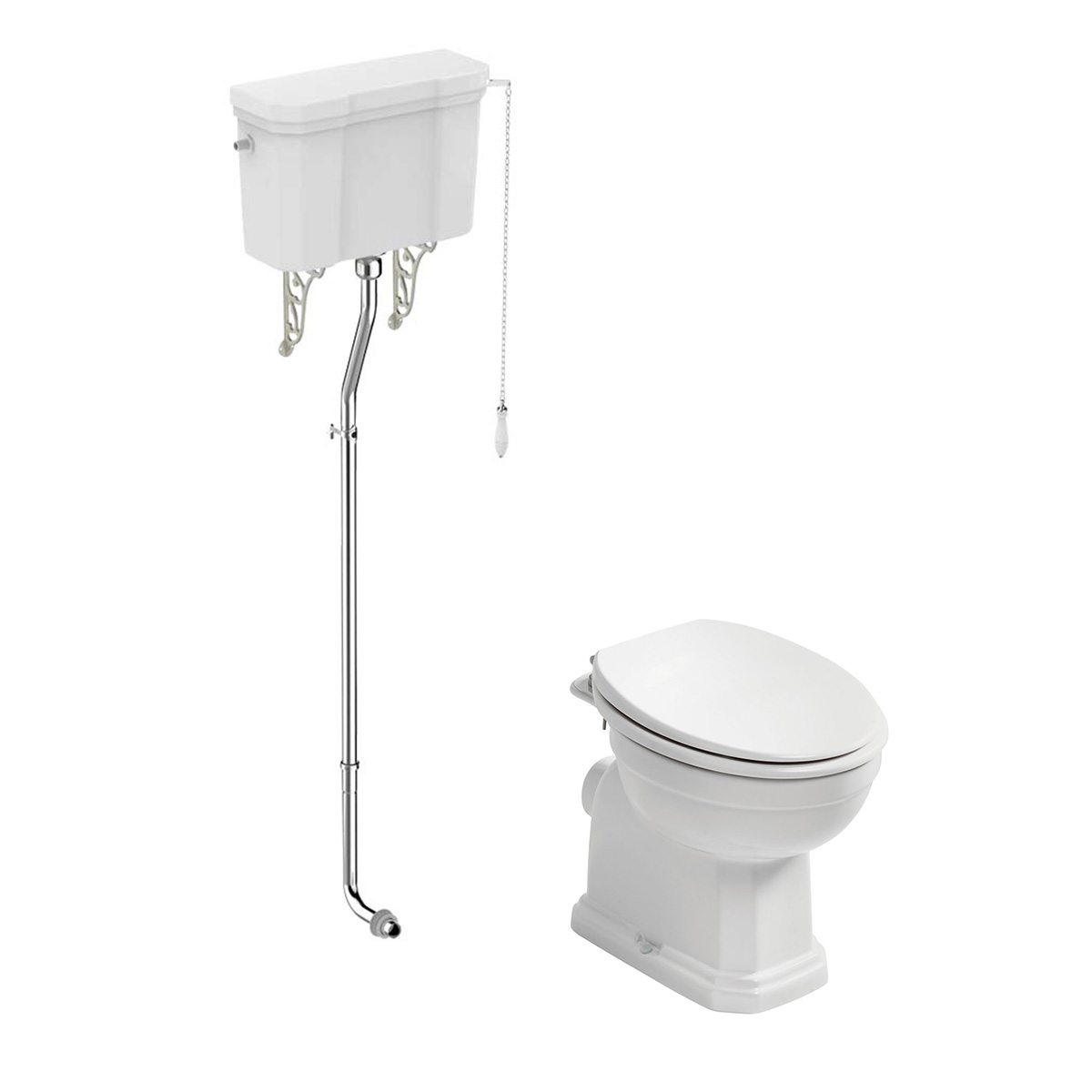 Waverley Classic High Level Toilet & Standard Seat (20709) - Bathshack