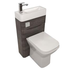 Oslo Short Projection Rimless Toilet, Compact Back to Wall Toilet